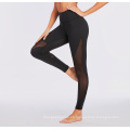 Jiejin Workout Leggings and Sports Bra Set Sexy Mesh Yoga Pantalones de fitness de cintura alta Pantalones de yoga para mujeres
